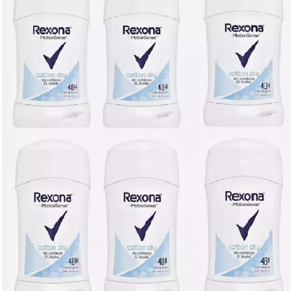 Rexona Cotton Dry Deodorant Stick - 6 Pack